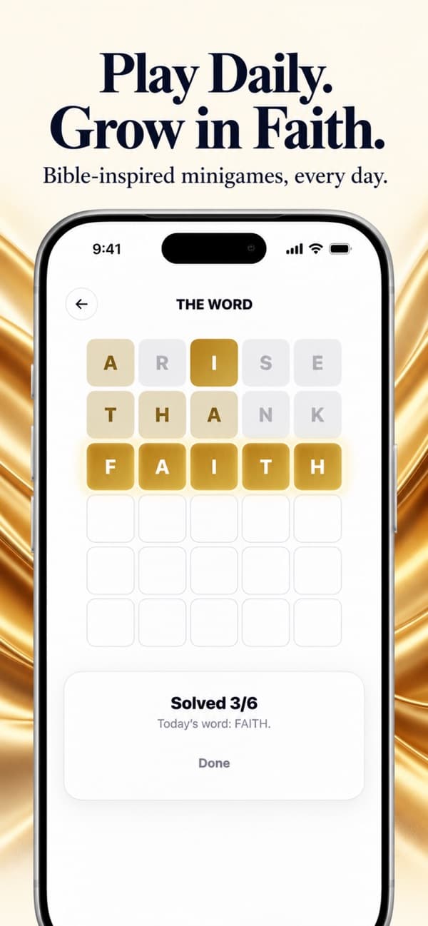 The Word in the Find Jesus app